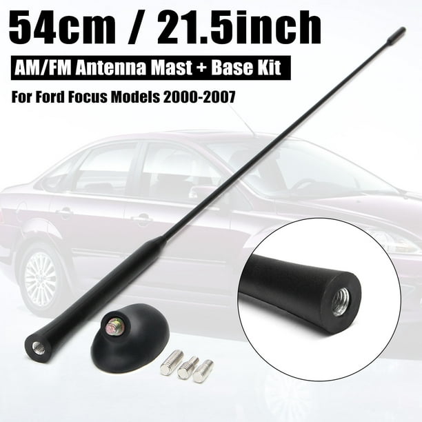 7173 Car Vehicle Radio Antenna Base Roof Mount Black For Ford Focus 2000-2007